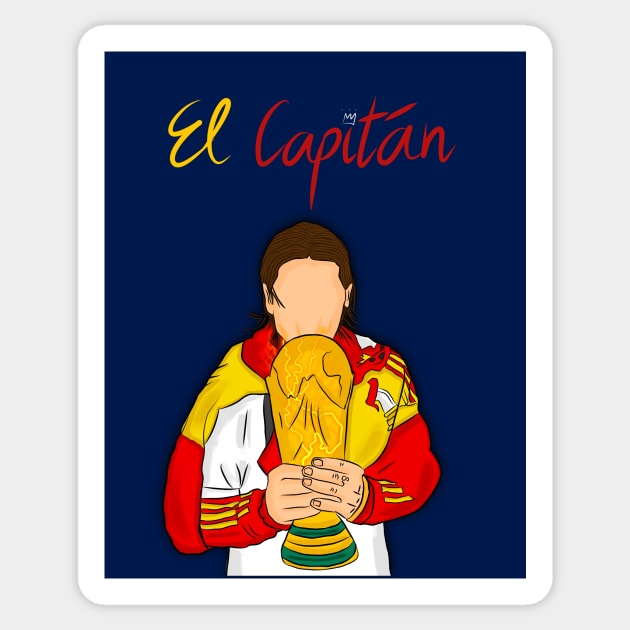 el capitan Sticker by artistbarcagirl